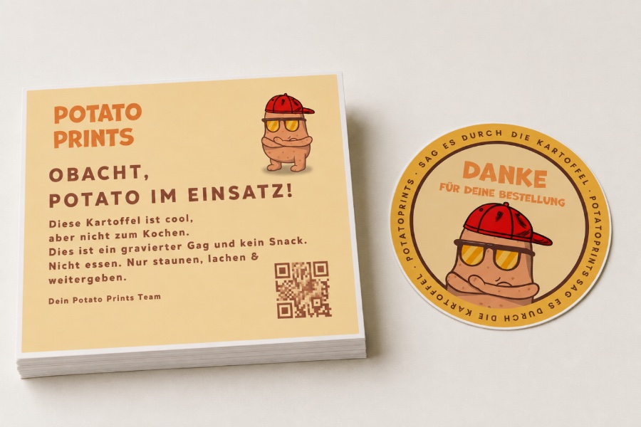 Grafikdesign: gedruckte Kartenserie